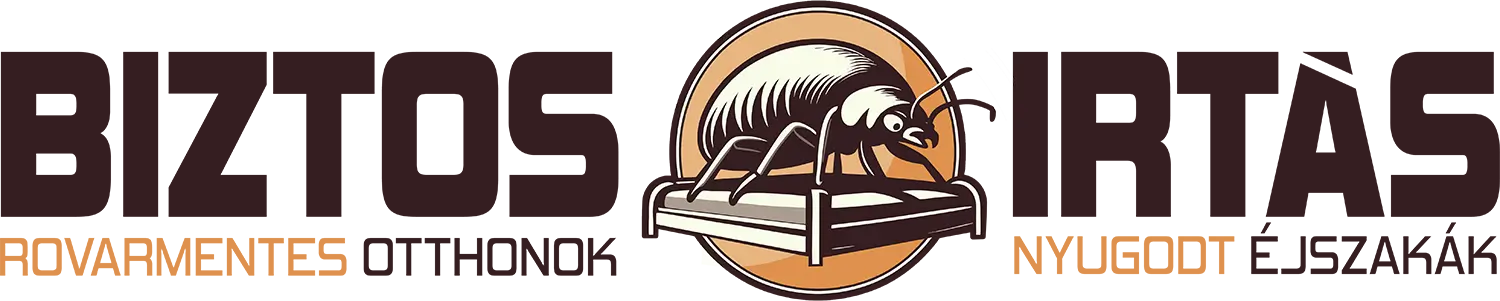 biztosirtás biztos irtás logó hosszú fekvő transparent